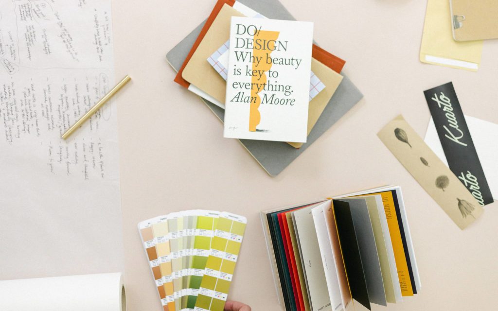 brand-design-studio-desk-colour-paper-swatches-inspiration-book